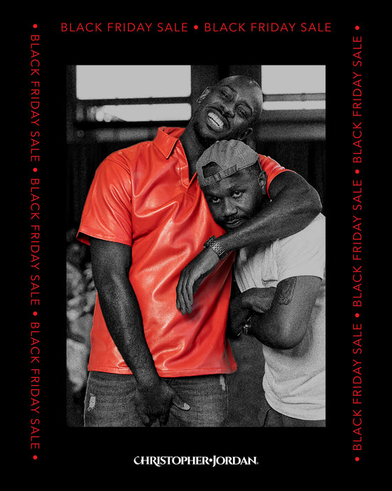 Only The Gods Lamb & Suede Polo